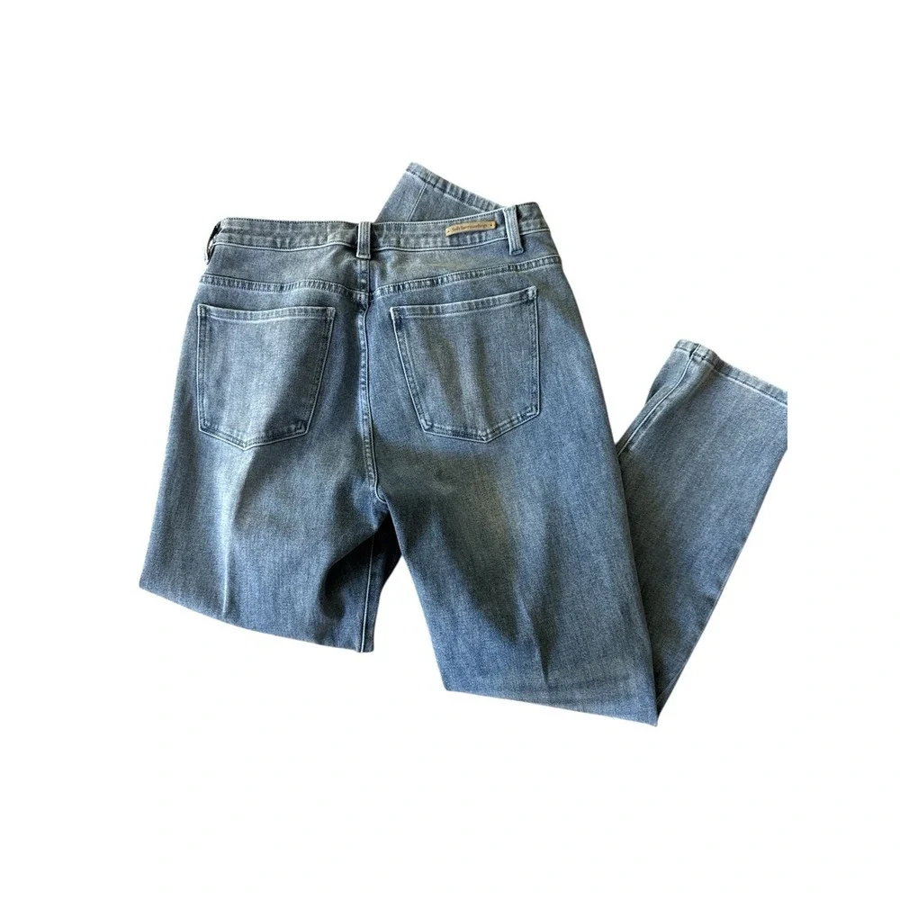 Soft Surroundings Womens The Ultimate Girlfriend Jean 8 Blue Medium Wash Stretch